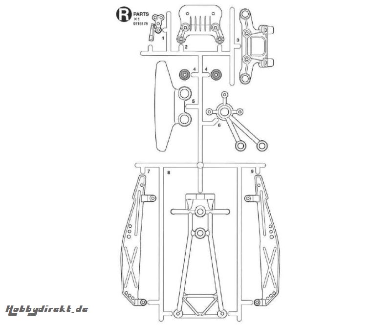 R-Teile 57101 Tamiya 9115178