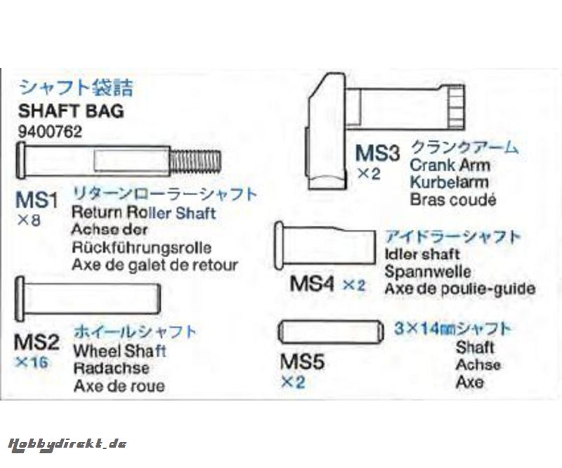 Shaft Bag 56026 Tamiya 9400762