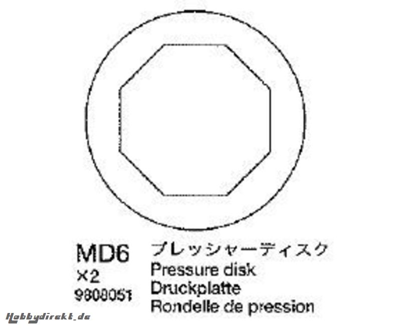 Druckscheibe (58367) Tamiya 9808051