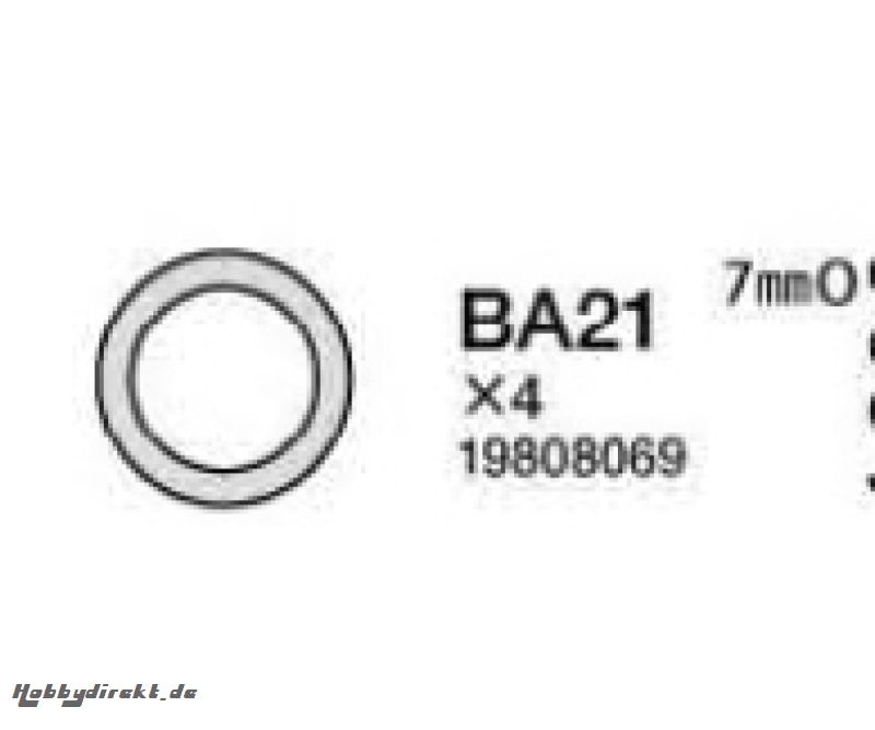 O-Ring 7mm (58371) Tamiya 9808069