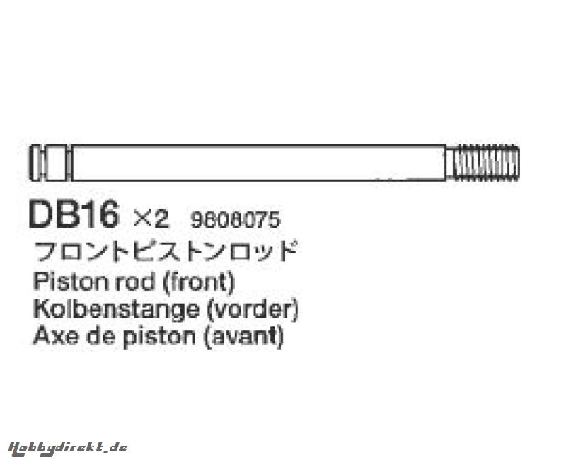 Dämpferzylinder hint. 49475 Tamiya 9808075