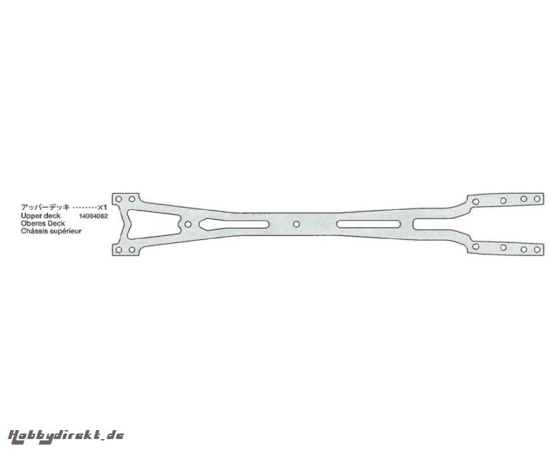 TRF417 Carbon Oberdeck Tamiya 4004082 314004082