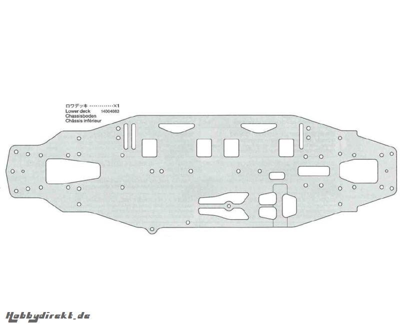 TRF417 Carbon Chassisplatte Tamiya 4004083 314004083