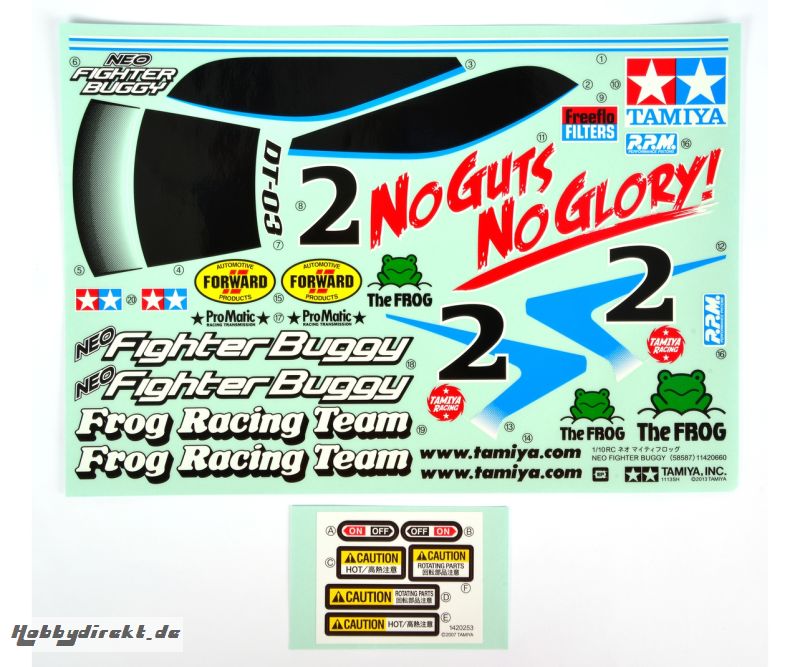 DT03 Sticker Neo Fighter Buggy Tamiya 9495811 319495811