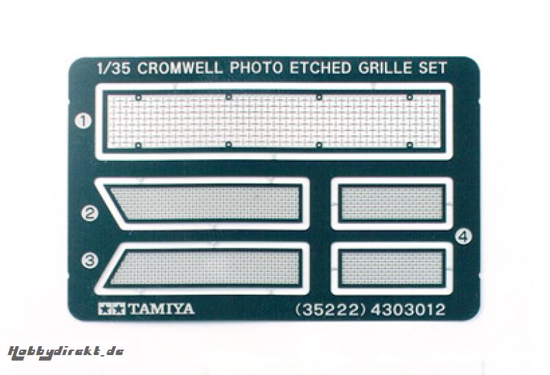 FOTOÄTZTEILE FÜR 35221 Tamiya 35222