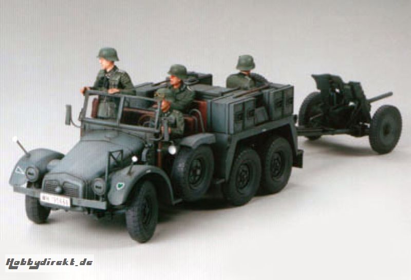 1:35 Dt. Krupp Protze m. 37mm PAK (4) Tamiya 300035259