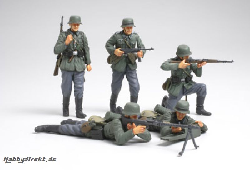 1:35 WWII Fig-Set Dt. Infant. Frankr.(5) Tamiya 300035293