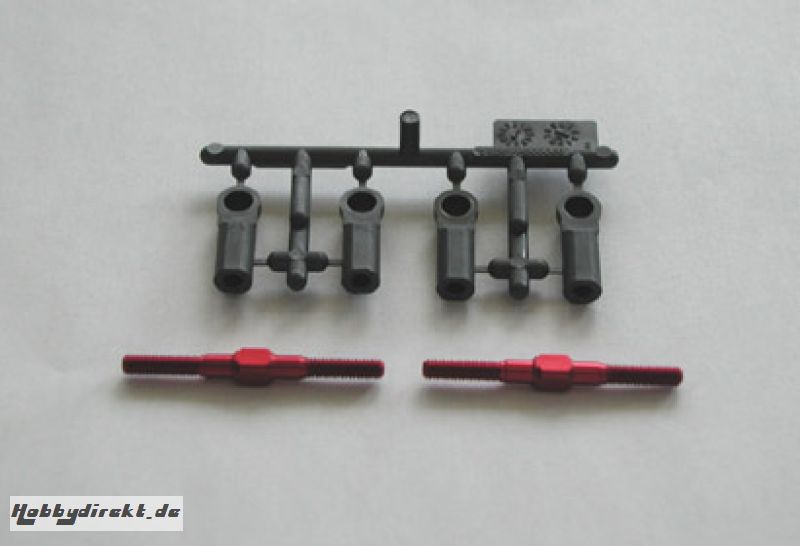 Gestänge re./li.3x35mm rot Tamiya 49326