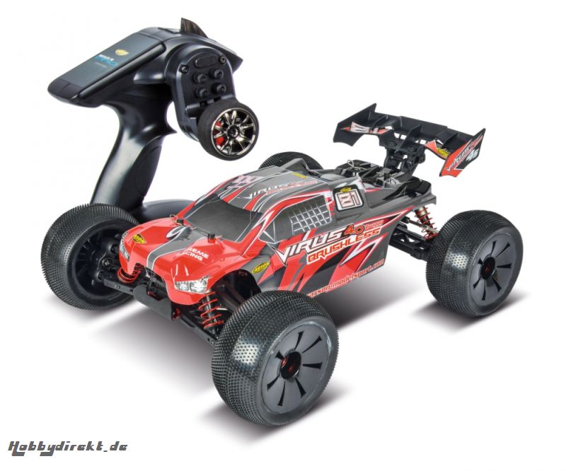 1:8 Virus Pro 4.0 Truggy BL 2.4G RTR Carson 409054 500409054