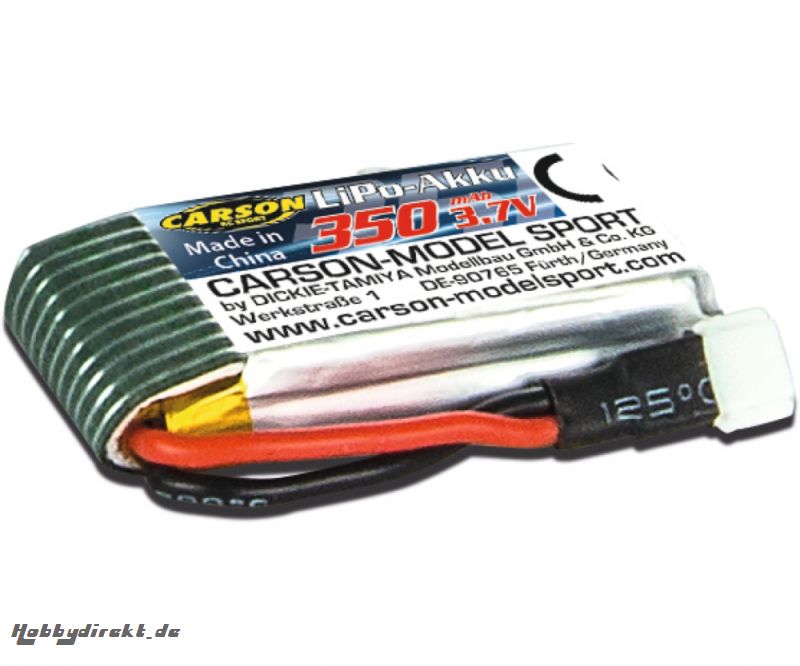 LiPo-Akku X4 Quadcopter 150 3,7V/350mAh Carson 608170 500608170