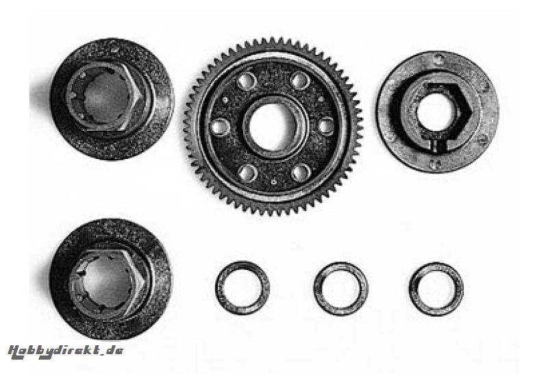 F101-F104 G-Teile Hauptzahnrad M0,6/63Z Tamiya 300050506