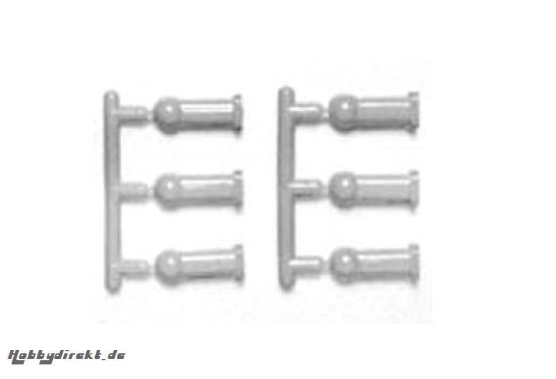 Kugelpfanne 4mm (6) M2 Tamiya 300050633