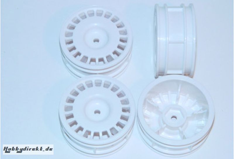 1:10 Rallye Dish Felgen weiss(4) 26mm/+2 Tamiya 300051021