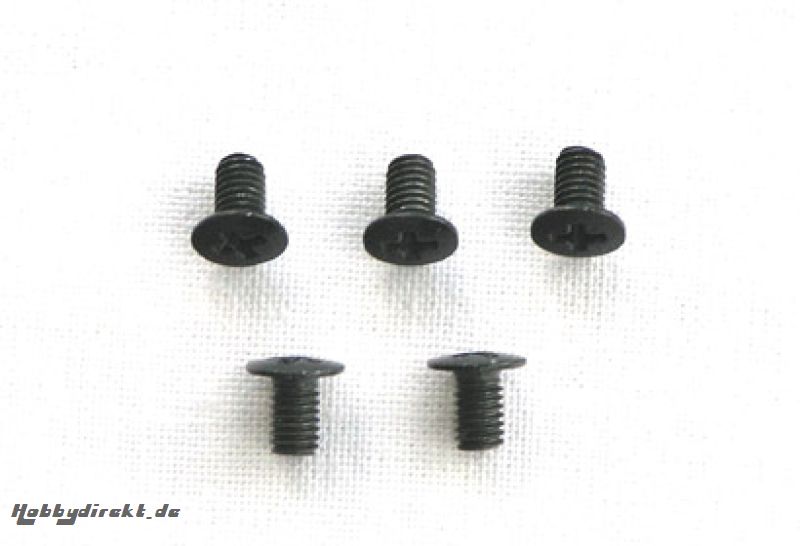 3x5mm Flachkopf/Kreuz. Schrauben (5) Tamiya 300051211