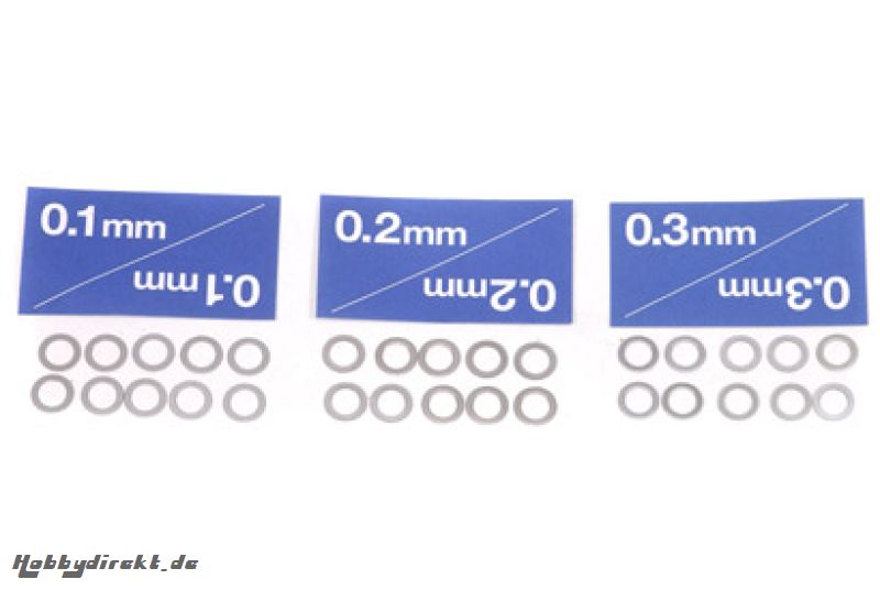 Distanzscheiben-Set 5mm (10) 0,1/0,2/0,3 Tamiya 300053587