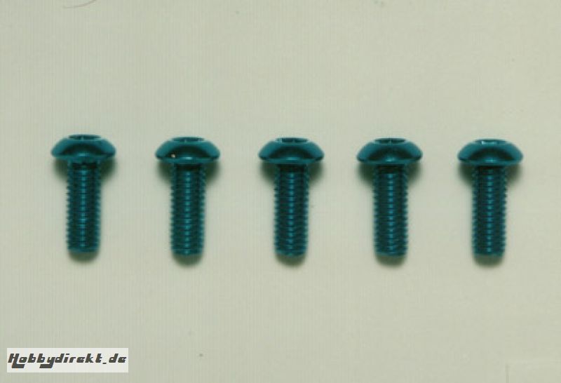 3x8mm Sockelschraube (blau) Tamiya 53766