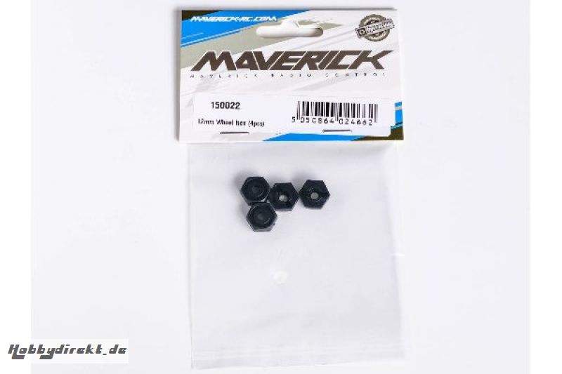 12mm Wheel Hex (4pcs) MAVERICK 150022