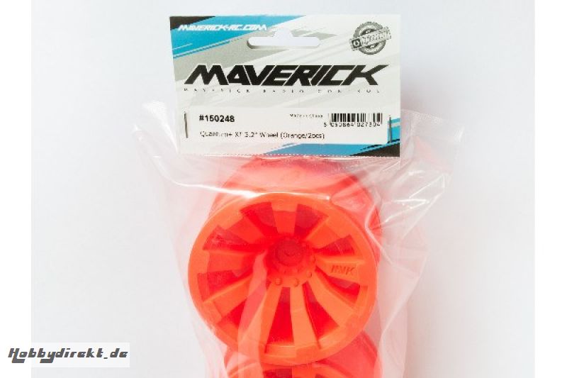 Quantum+ XT 3.2in Wheel (Orange/2pcs) MAVERICK 150248