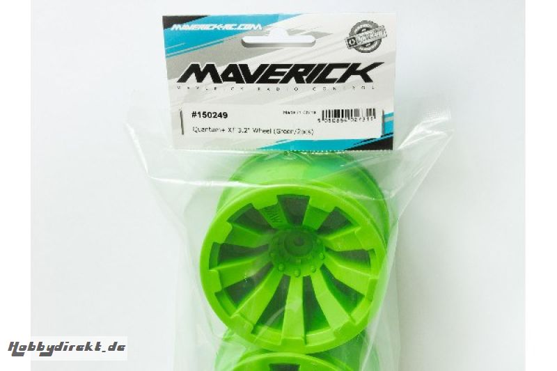 Quantum+ XT 3.2in Wheel (Green/2pcs) MAVERICK 150249