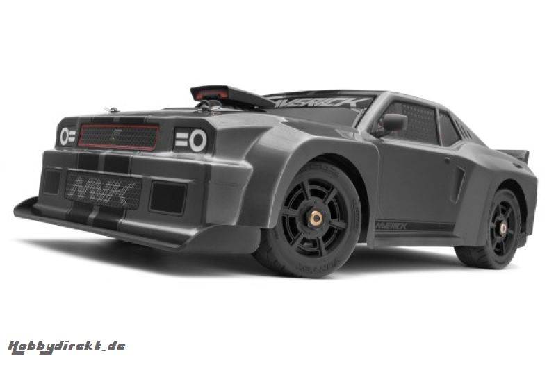 QuantumR Muscle Car Body - Grey MAVERICK 150317