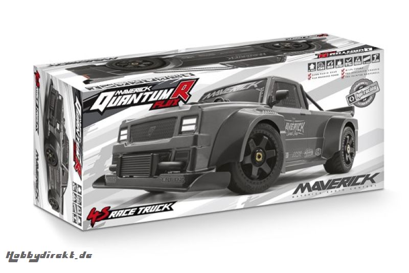 QuantumR Flux 4S 1/8 4WD Race Truck - Grey MAVERICK 150351