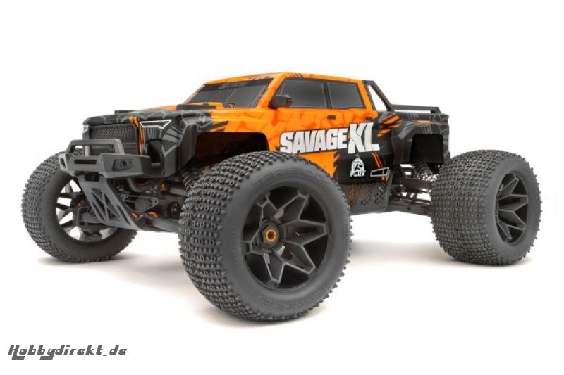 GTXL-6 Kingcab Painted Truck Body (Black/Orange) HPI 160106