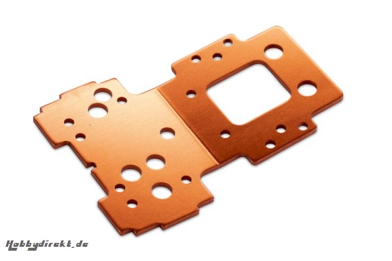 Bulkhead Lower Plate 2.5mm (Flux/Orange) HPI 160143