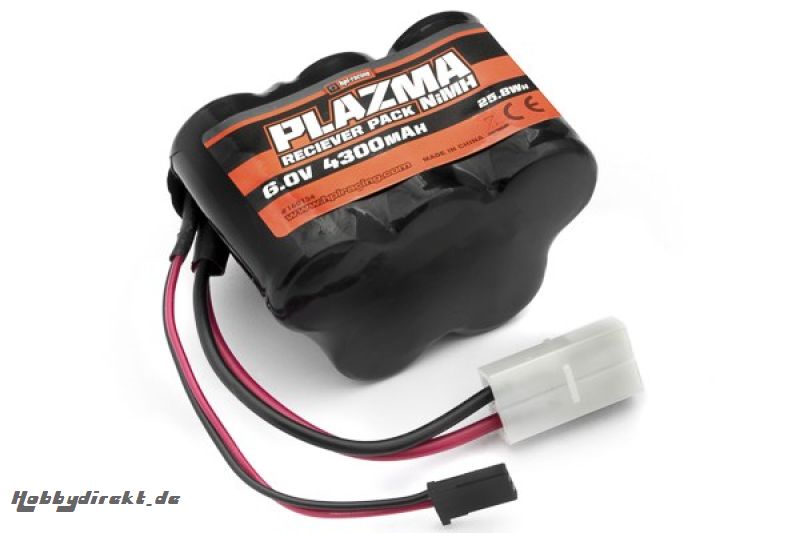 Plazma 6.0V 4300mAh NiMH Baja Receiver Battery HPI 160154