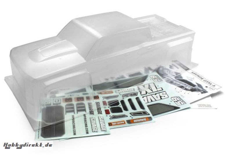 GTXL-6 Kingcab Clear Truck Body (Savage XL) HPI 160366