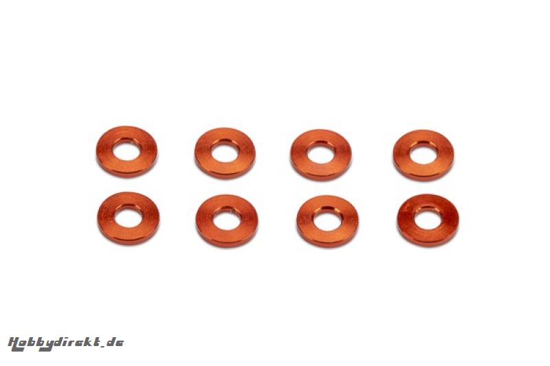 Shim 3x7x1mm (Orange/8pcs) HPI 160406