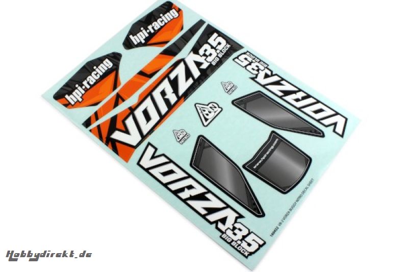 Vorza Buggy Nitro VB-2 Decal Sheet HPI 160432