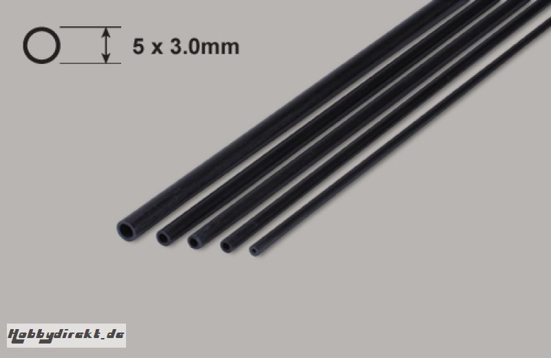 Carbon Rohr 5x3.0x750mm