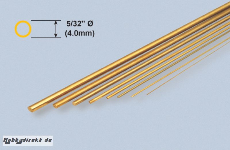 Messingstange - 3.99 x 305mm KandS