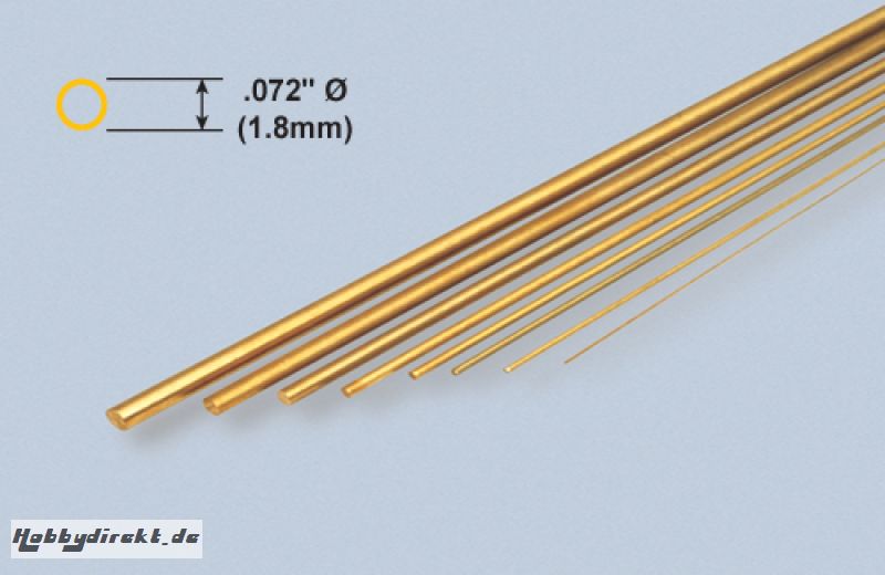 Messingstange - 1.83 x 305mm KandS