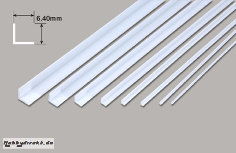 Winkelleiste 6.40 x 6.40 x 610mm Plastruct