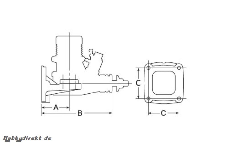 OS Radial Mount Set 40/46FX,46/55AX