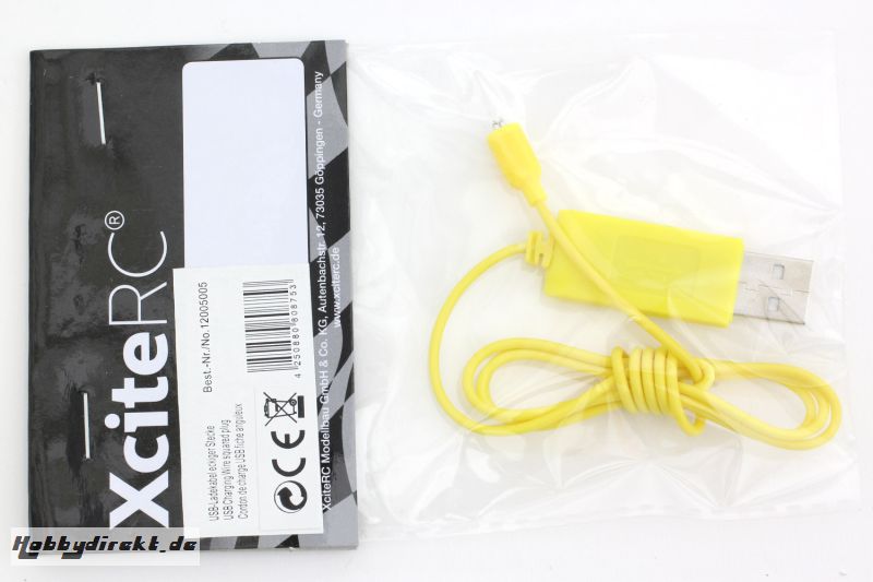 USB-Ladekabel eckiger Stecker XciteRC 12005005