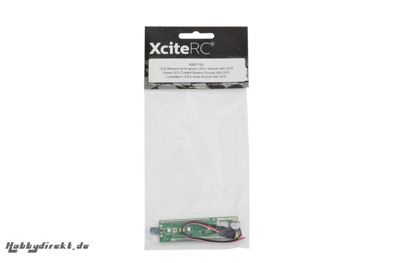 LED-Steuerung für grüne LEDs Rocket 400 GPS XciteRC 15001105