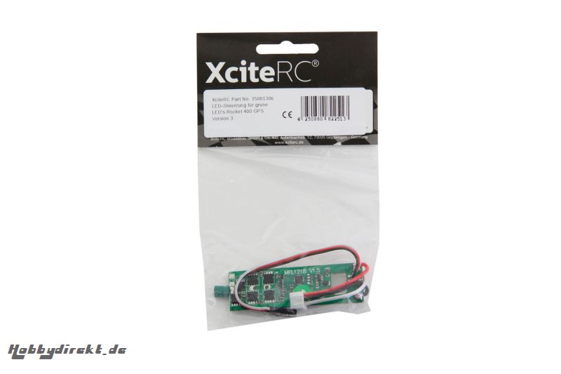 LED-Steuerung für grüne LEDs Rocket 400 GPS Version 3 XciteRC 15001306