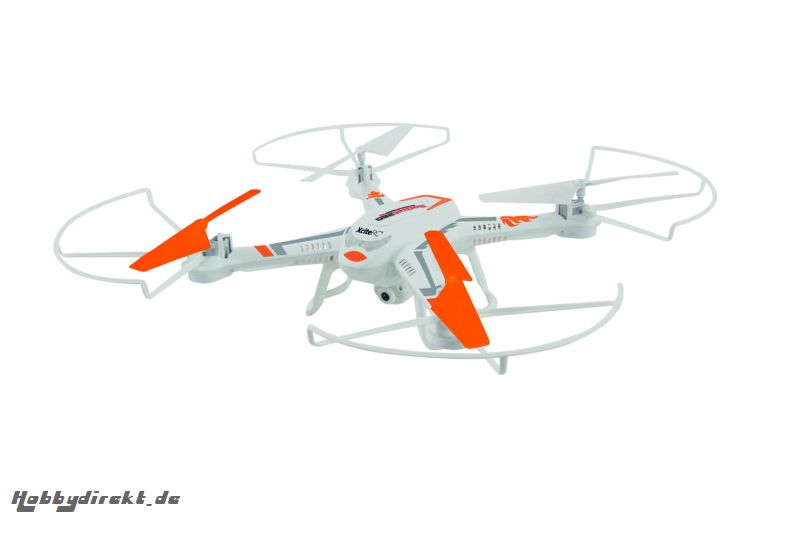 Aktionsware! Rocket 260 3D - 4 Kanal RTF Quadrocopter weiß mit 2 MP Kamera XciteRC 15002180