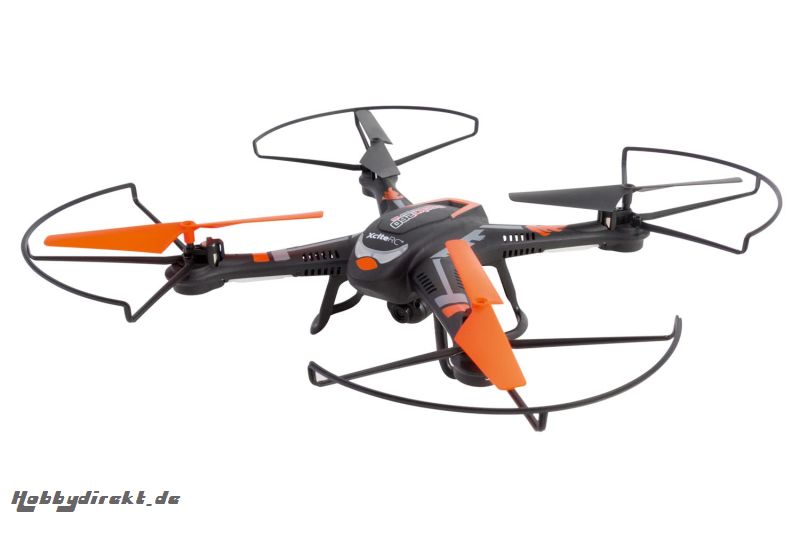 Rocket 260 3D - 4 Kanal RTF Quadrocopter schwarz mit 2 MP Kamera XciteRC 15002220