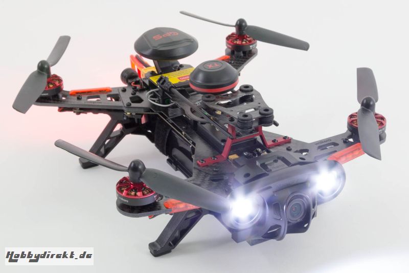 Walkera Runner 250 Advance FPV Racing-Quadrocopter RTF - FPV-Drohne mit HD Kamera, GPS, Akku, Ladegerät, Devo 7 Fernsteuerung Walkera 15003760