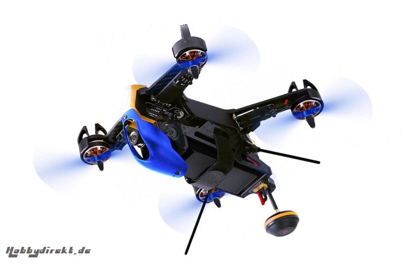 Walkera FPV Racing-Quadrocopter F210 3D RTF - FPV-Drohne mit Sony HD-Kamera, OSD, Akku, Ladegerät und DEVO 7 Fernsteuerung Walkera 15003970