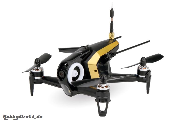 Walkera FPV Racing-Quadrocopter Rodeo 150 RTF schwarz - FPV-Drohne mit HD-Kamera, Akku, Ladegerät und DEVO7 Fernsteuerung Walkera 15004470