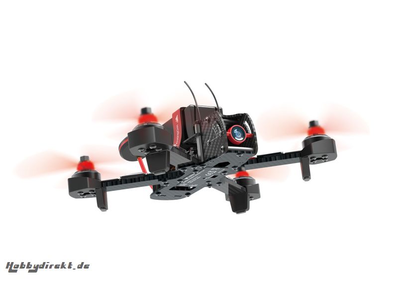 Walkera Furious 215 Racing-Quadrocopter RTF - FPV-Drohne mit HD Kamera, Akku, Ladegerät und Devo 7 Fernsteuerung Walkera 15004700