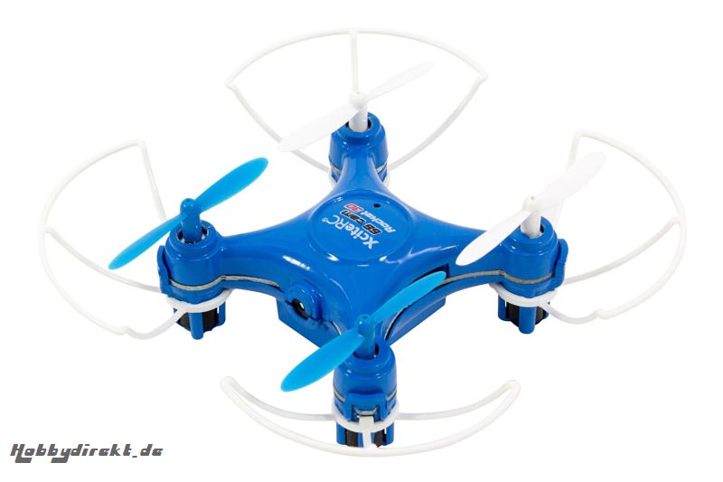 Rocket 55XXS 3D Cam 4-Kanal RTF Kamera-Quadrocopter blau V2 3-Speed mit Schutzbügel XciteRC 15007850