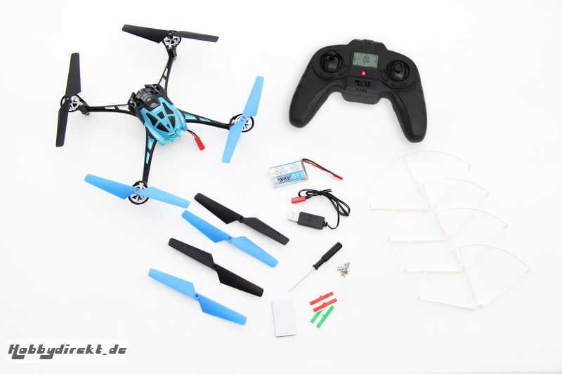 Rocket 250 3D - 4 Kanal RTF Quadrocopter blau XciteRC 15013000