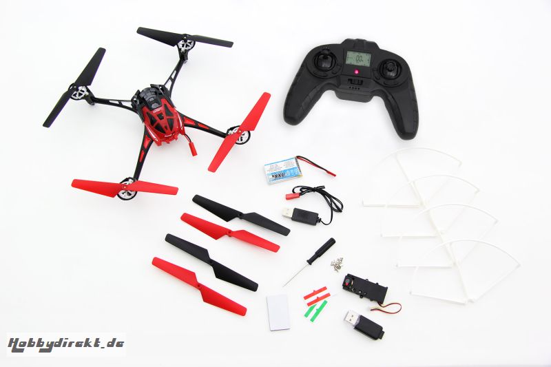 Rocket 250 3D - 4 Kanal RTF Quadrocopter rot mit Kamera XciteRC 15014120