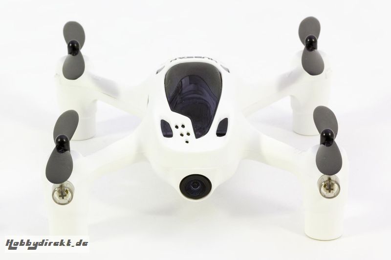 Hubsan X4 FPV Plus Quadrocopter - RTF-Drohne mit HD-Kamera, Altitude-Hold, Akku, Ladegerät und Fernsteuerung mit integriertem Farbmonitor H107D+ Hubsa