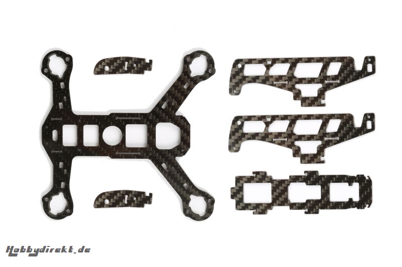 Carbonchassis komplett Hubsan X4 Storm Hubsan 15030706